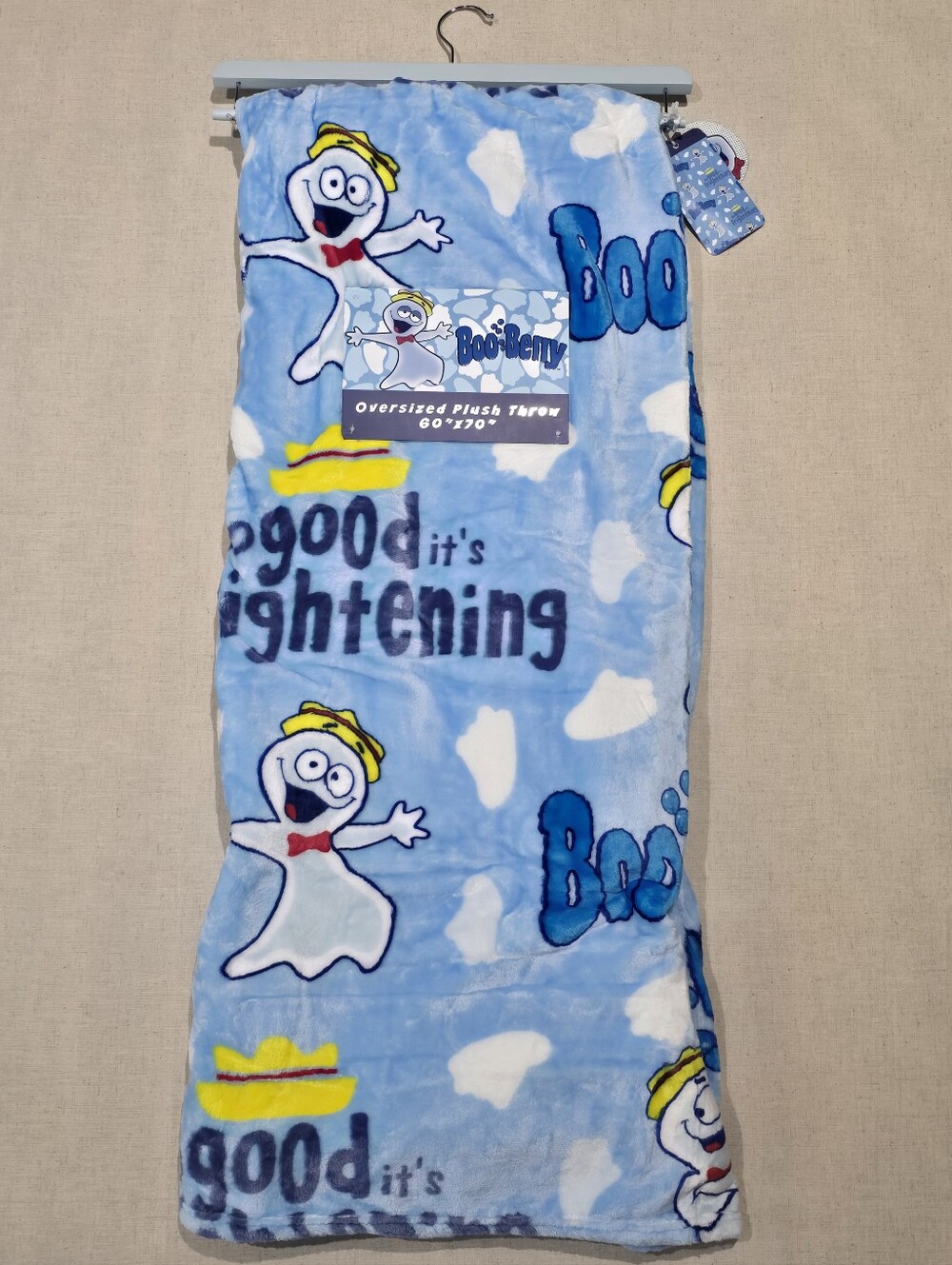 Boo-Berry Halloween Blanket Throw 60"x70"